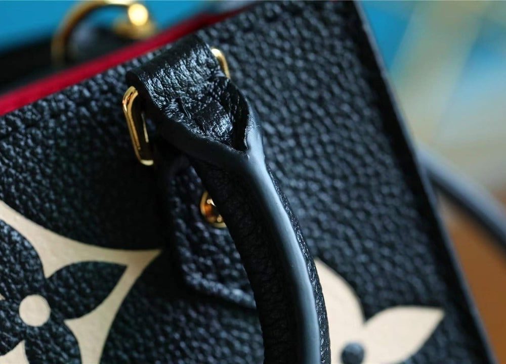 1:1 Replica Louis Vuitton LV Petit Sac Plat Monogram Empreinte Leather Luxury Bag M81416 - 17cm