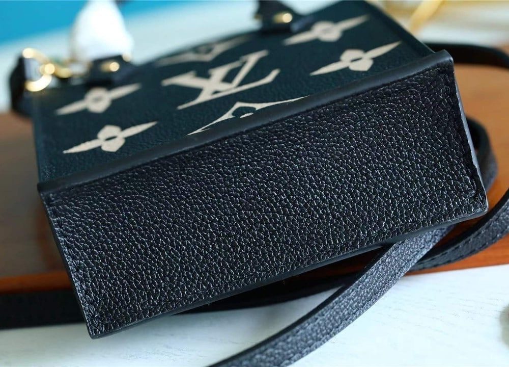 1:1 Replica Louis Vuitton LV Petit Sac Plat Monogram Empreinte Leather Luxury Bag M81416 - 17cm