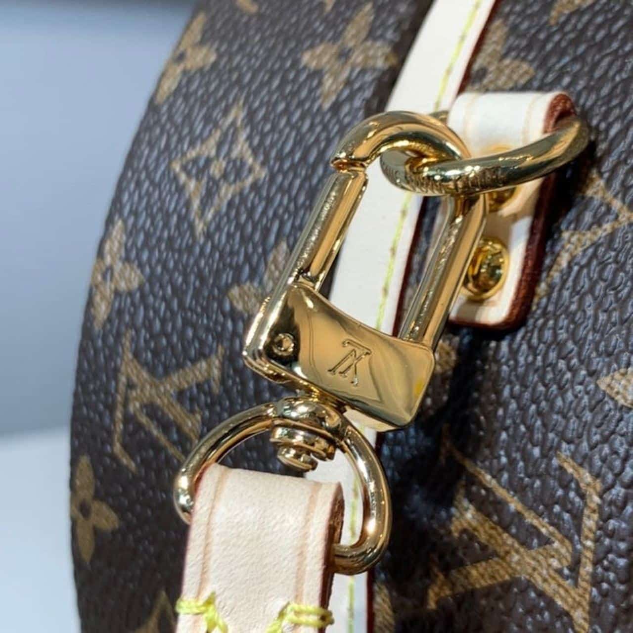 1:1 Replica Louis Vuitton LV Petite Boite Chapeau Monogram Canvas Luxury Bag For Women M43514 - 6.9in/17.5cm - Image 15