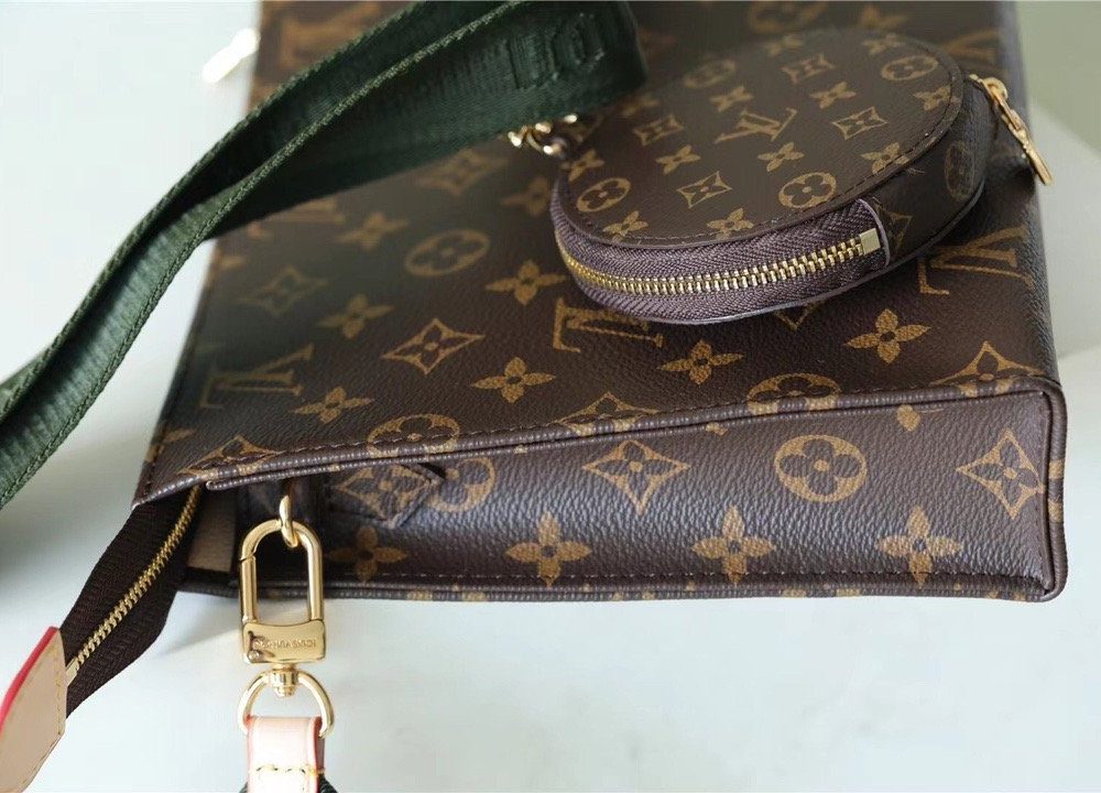 1:1 Replica Louis Vuitton LV Pochette Double Monogram Canvas Luxury Bag For Women - 10.2in/26cm