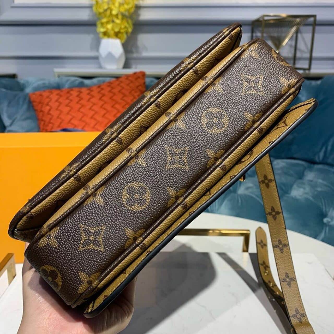 1:1 Replica Louis Vuitton LV Pochette Métis Monogram Reverse Canvas Luxury Bag For Women M44876 - 9.8in/25cm - Image 2
