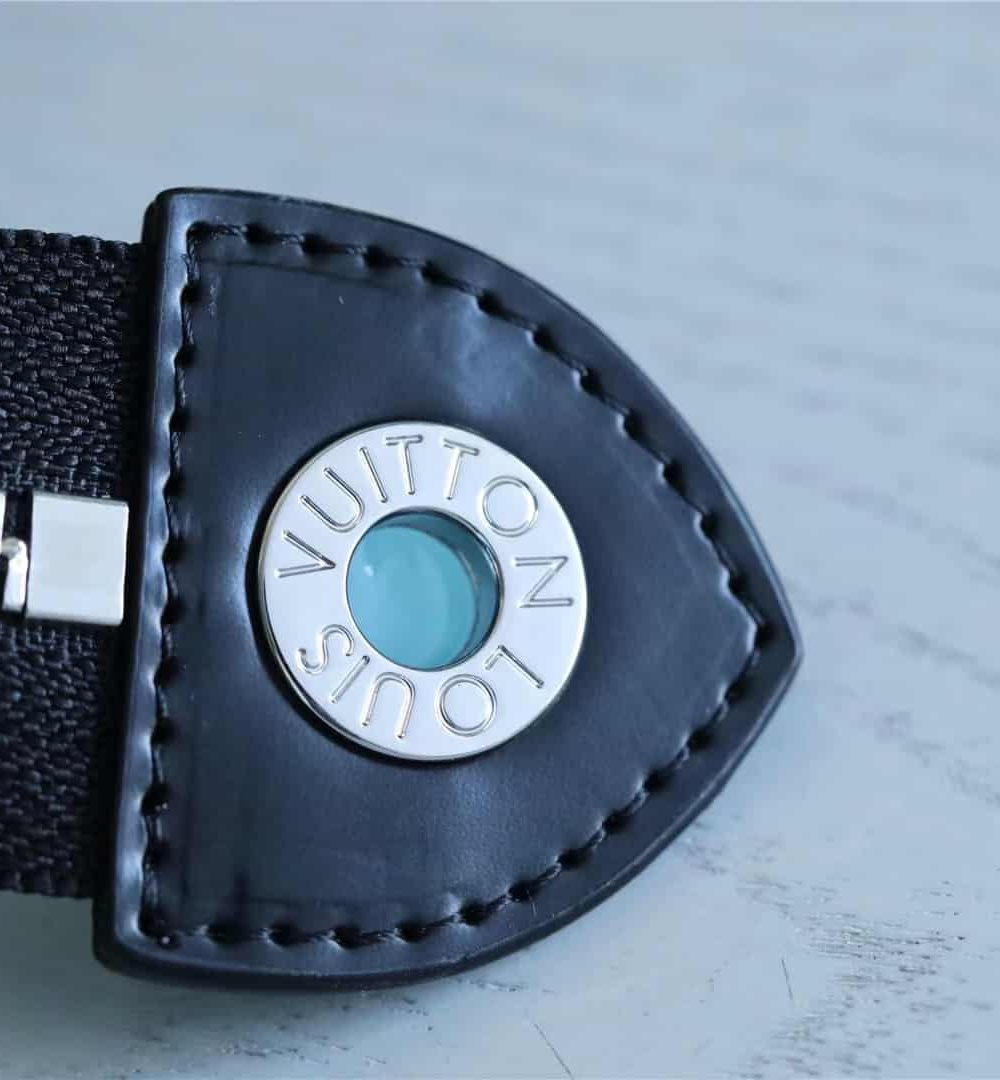 1:1 Replica Louis Vuitton LV Pochette Voyage MM Epi Damier Graphite Canvas Black Unique Bag For Men M56827 - 27cm