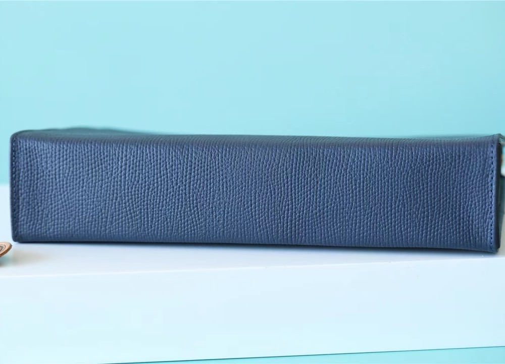 1:1 Replica Louis Vuitton LV Pochette Voyage MM Monogram Drip Blue By Nigo Unique Bag For Men M45961 - 27cm