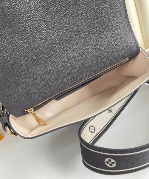 1:1 Replica Louis Vuitton LV Pont 9 Soft PM Black Luxury Bag For Women M58727 8.3 in/21cm