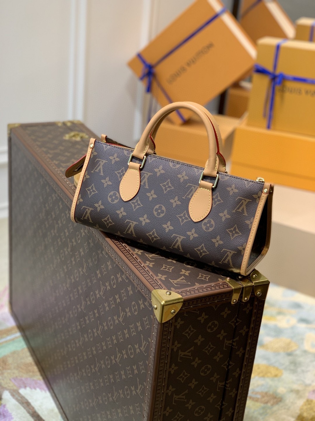 1:1 Replica Louis Vuitton LV Popincourt Monogram Canvas Luxury Bag For Women M40009 - 11.8in/30cm - Image 2