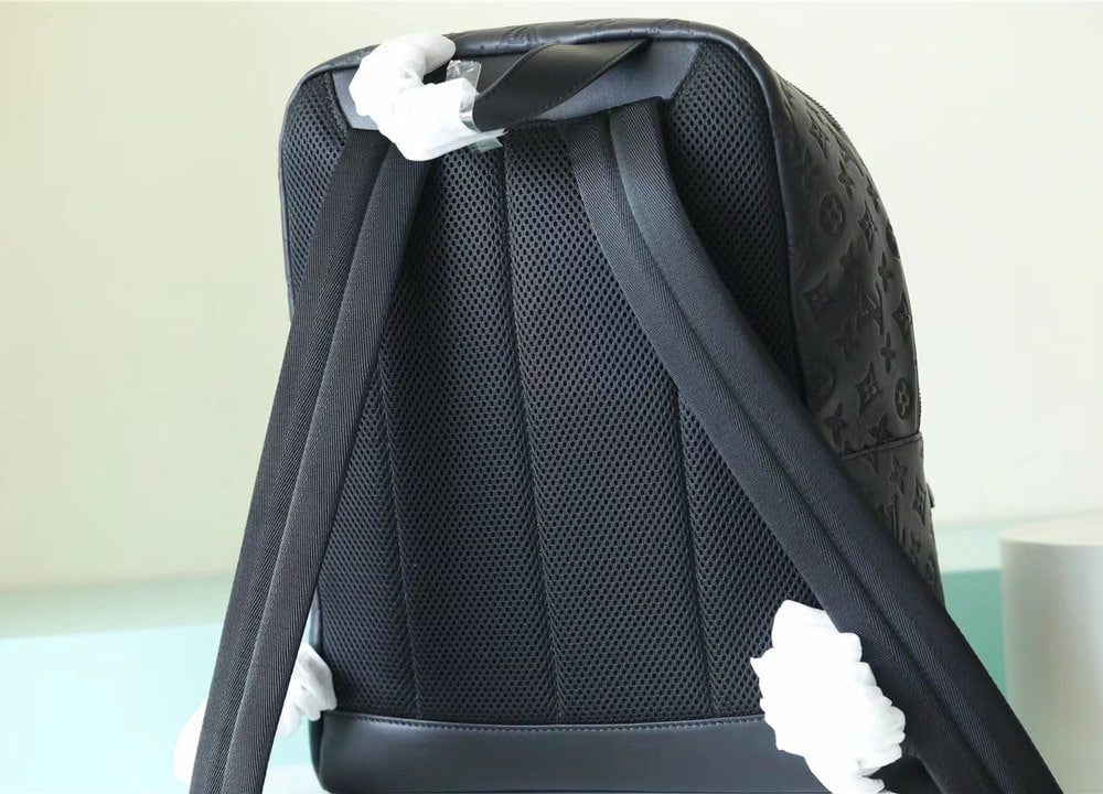 1:1 Replica Louis Vuitton LV Racer Backpack Monogram Shadow Leather Unique Bag For Men M46109 - 41cm