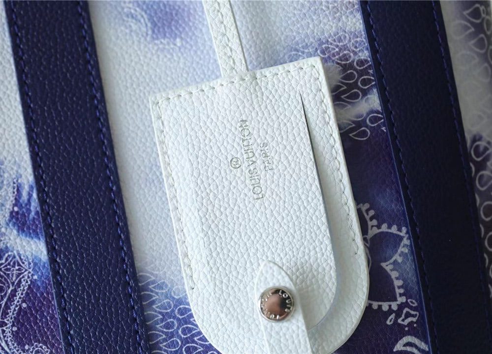 1:1 Replica Louis Vuitton LV Randonee Messenger Monogram Stripes Blue Unique Bag For Men - 10.4in/26cm