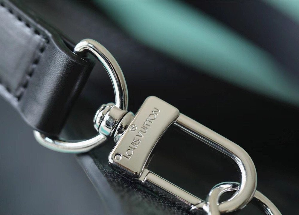 1:1 Replica Louis Vuitton LV Sac Plat Cross Damier Graphite Canvas Unique Bag For Men N45276 - 11.2in/28.5cm