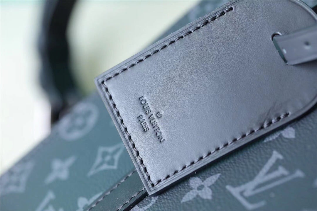 1:1 Replica Louis Vuitton LV Sac Plat Cross Monogram Eclipse Reverse Canvas Unique Bag For Men M59664 - 11.2in/28.5cm - Image 4