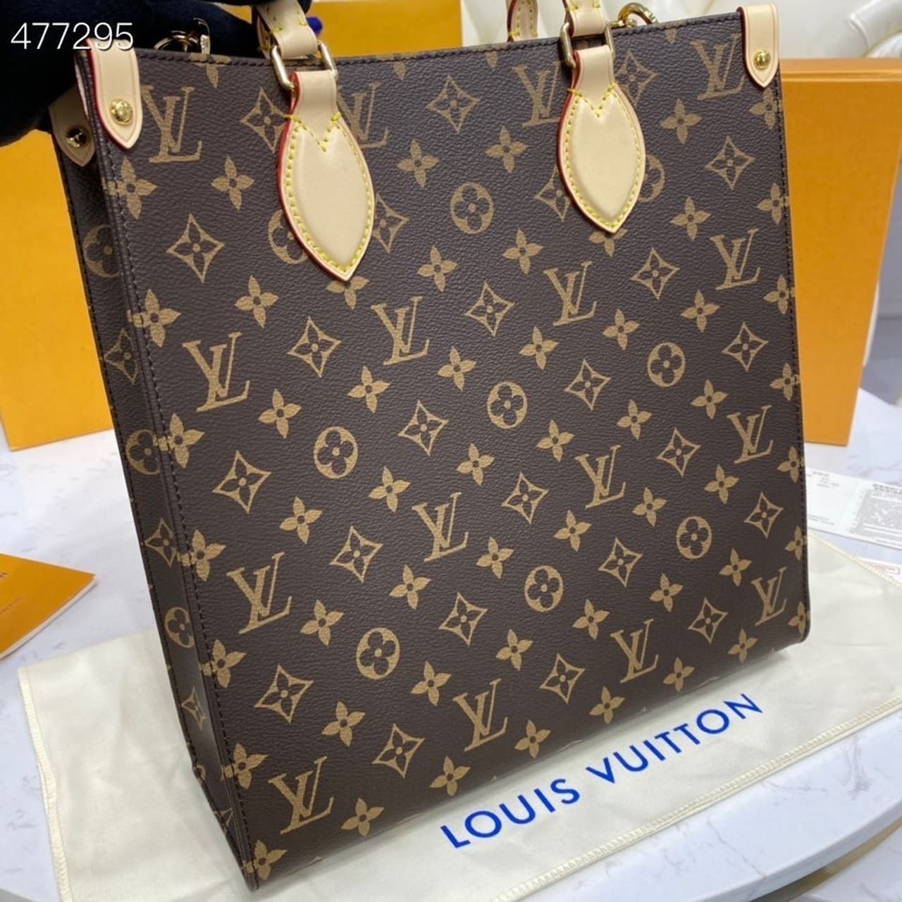 1:1 Replica Louis Vuitton LV Sac Plat PM Monogram Canvas Luxury Bag For Women M45848 - 11.8in/30cm - Image 8