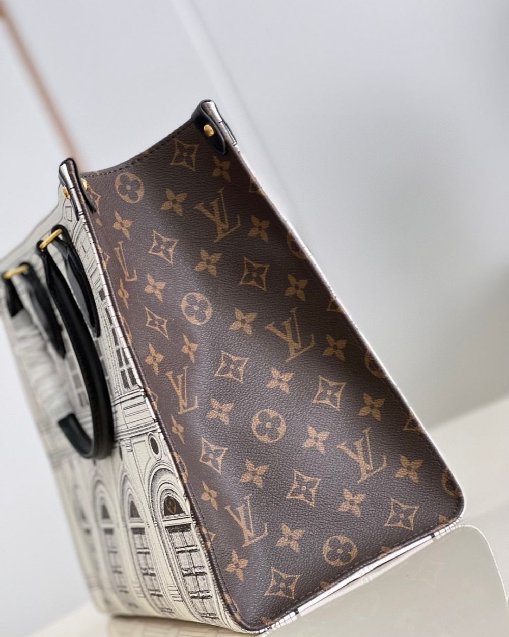 1:1 Replica Louis Vuitton LV Sac Plat Tote Bag White Luxury Bag For Women - 13.8in/35cm