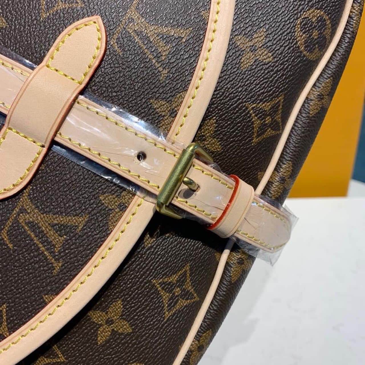 1:1 Replica Louis Vuitton LV Saumur MM Monogram Canvas Luxury Bag For Women M40710 - 11.8in/30cm - Image 7