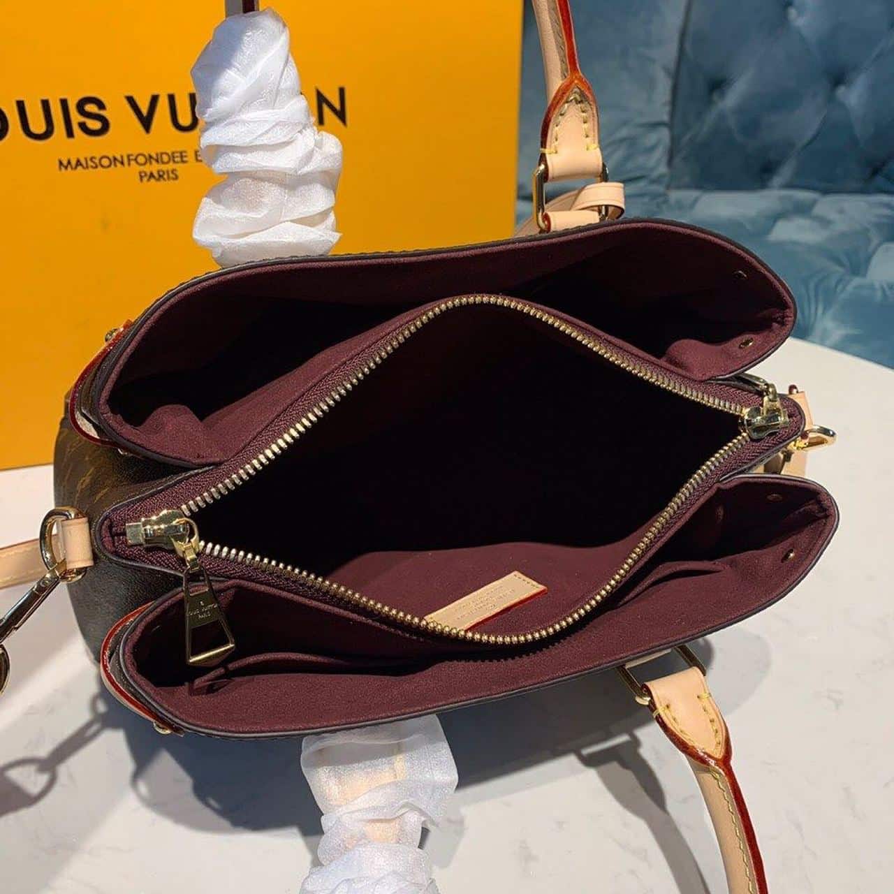 1:1 Replica Louis Vuitton LV Soufflot BB Monogram Canvas Luxury Bag For Women M44815 - 11.4in/29cm - Image 9