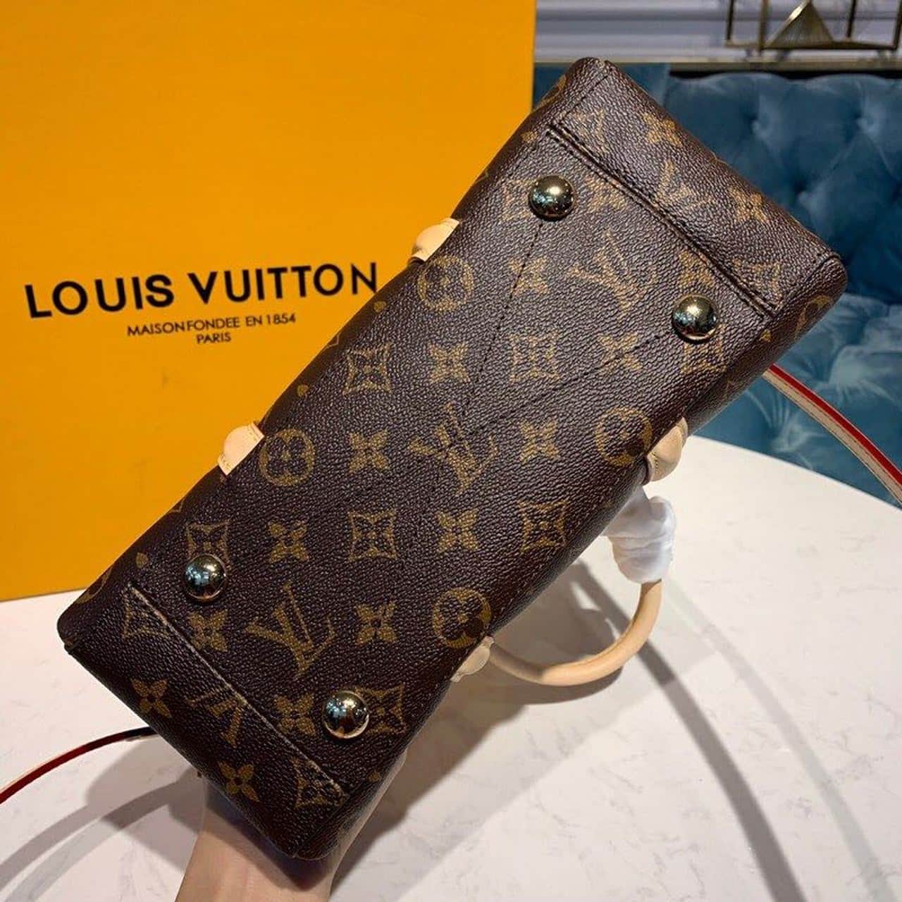1:1 Replica Louis Vuitton LV Soufflot BB Monogram Canvas Luxury Bag For Women M44815 - 11.4in/29cm - Image 5