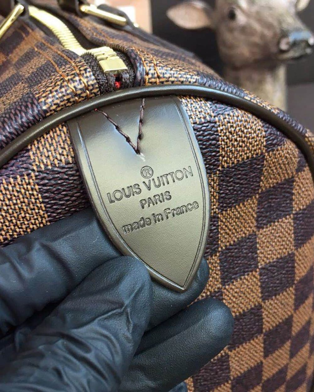 1:1 Replica Louis Vuitton LV Speedy 30 Damier Ebene Canvas Luxury Bag For Women N41364 - 11.8in/30cm