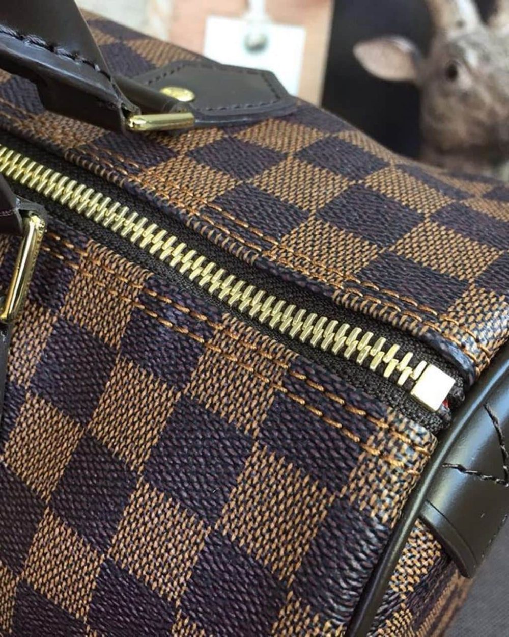 1:1 Replica Louis Vuitton LV Speedy 30 Damier Ebene Canvas Luxury Bag For Women N41364 - 11.8in/30cm