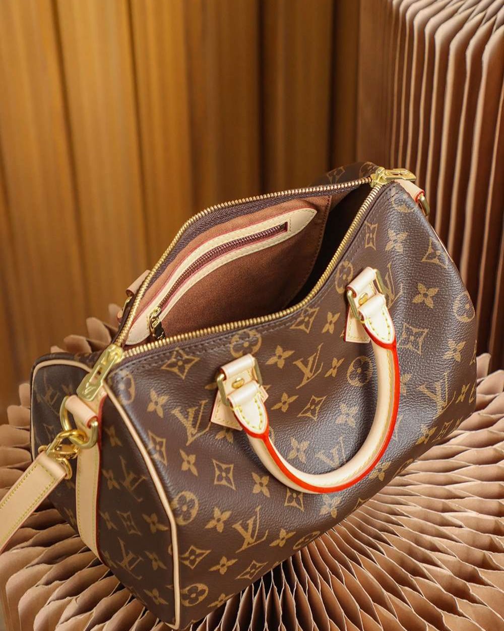 1:1 Replica Louis Vuitton LV Speedy Bandoulière 25 Monogram Canvas Luxury Bag For Women M41113 - 25cm / 9.8in