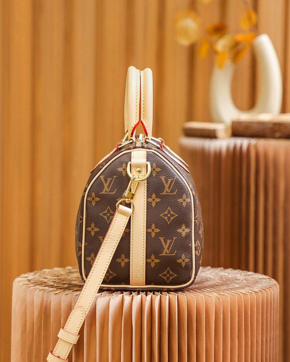 1:1 Replica Louis Vuitton LV Speedy Bandoulière 25 Monogram Canvas Luxury Bag For Women M41113 - 25cm / 9.8in