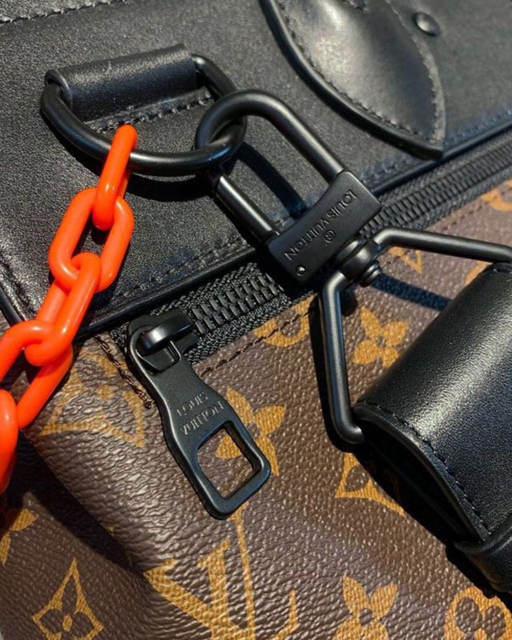 1:1 Replica Louis Vuitton LV Steamer PM Monogram Solar Ray Canvas Unique Bag For Men M44473 - 13.8in/35cm