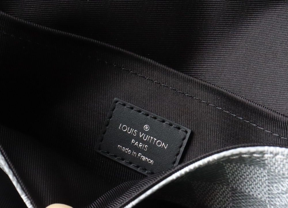 1:1 Replica Louis Vuitton LV Studio Messenger Damier Graphite Gray Unique Bag For Men N50013 - 9.3in/25.3cm