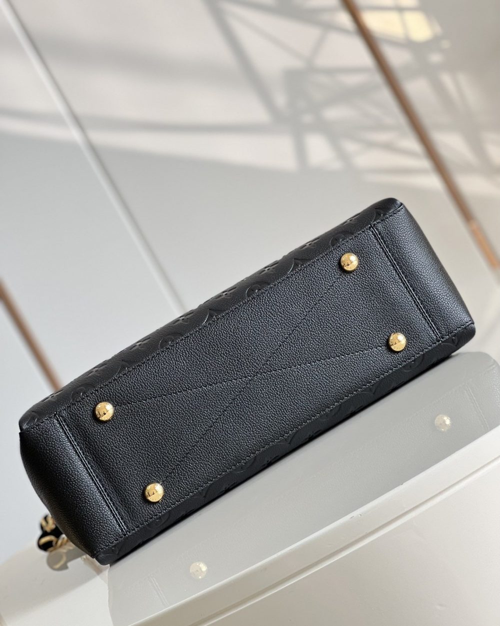 1:1 Replica Louis Vuitton LV Surene MM Monogram Empreinte Leather Luxury Bag For Women M43758 - 14.6in/37cm