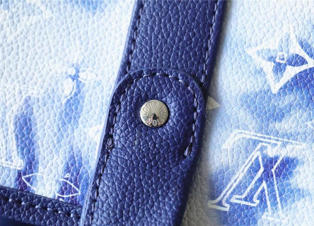 1:1 Replica Louis Vuitton LV Tote Journey Monogram Blue Unique Bag For Men M20553 - 23.6in/60cm