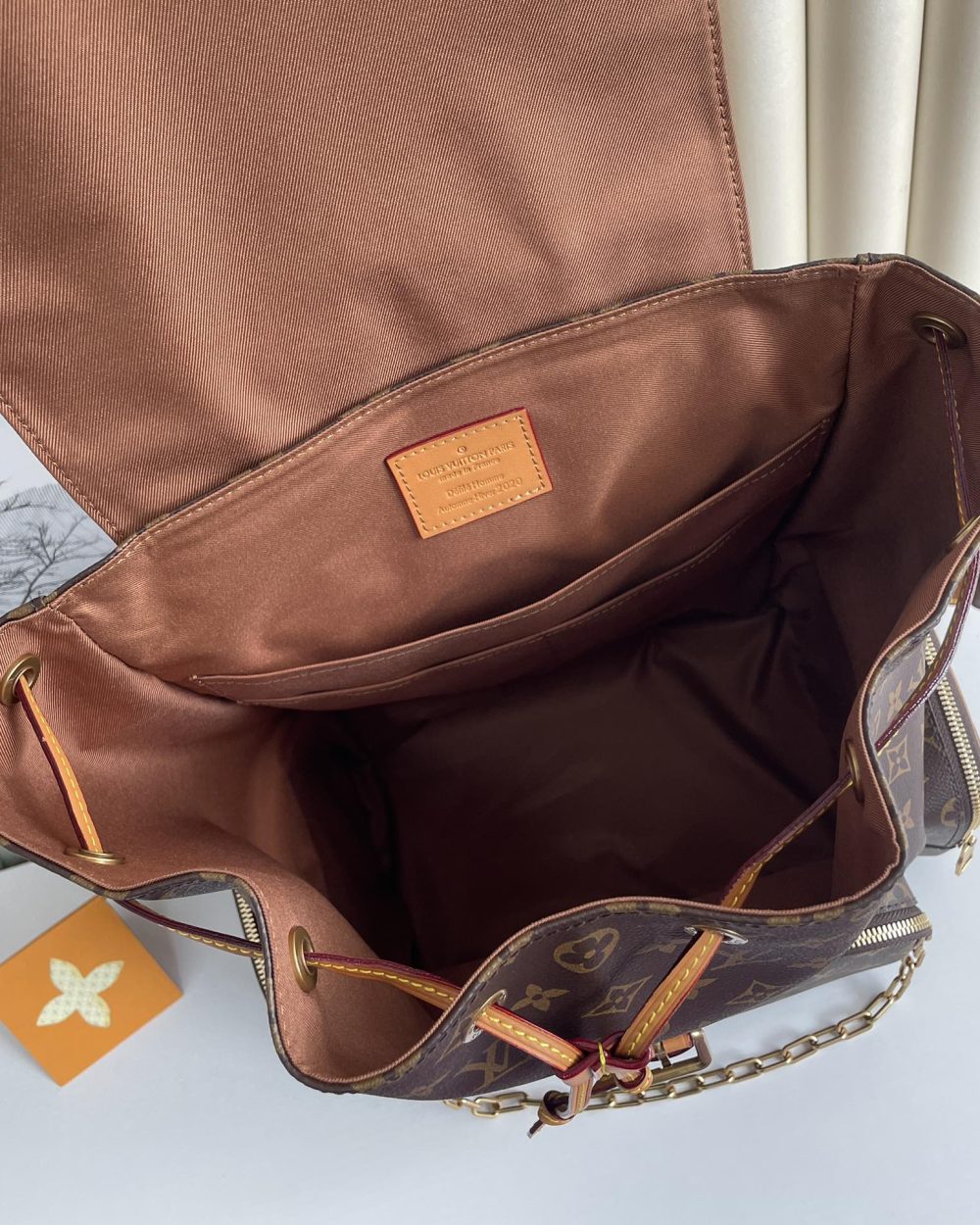 1:1 Replica Louis Vuitton LV Backpack Trio Monogram Canvas By Virgil Abloh Unique bag For Men M44658 - 44cm