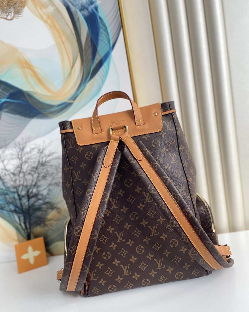 1:1 Replica Louis Vuitton LV Backpack Trio Monogram Canvas By Virgil Abloh Unique bag For Men M44658 - 44cm