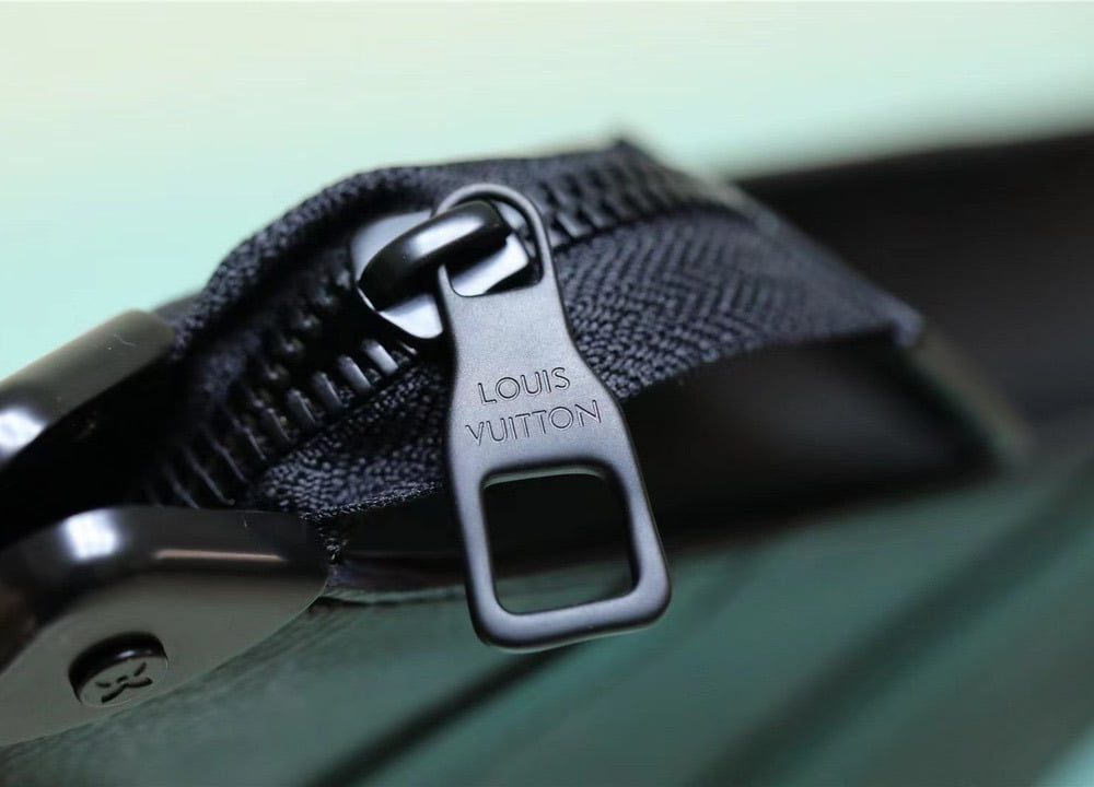 1:1 Replica Louis Vuitton LV Trunk Pouch Monogram Eclipse Canvas Black Unique Bag For Men M45937 - 28cm