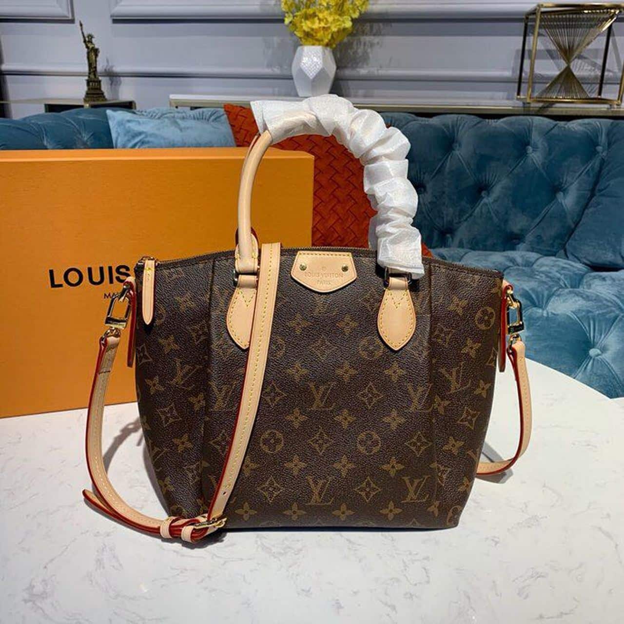 1:1 Replica Louis Vuitton LV Turenne PM Monogram Canvas Luxury Bag For Women M48813 - 11.8in/30cm