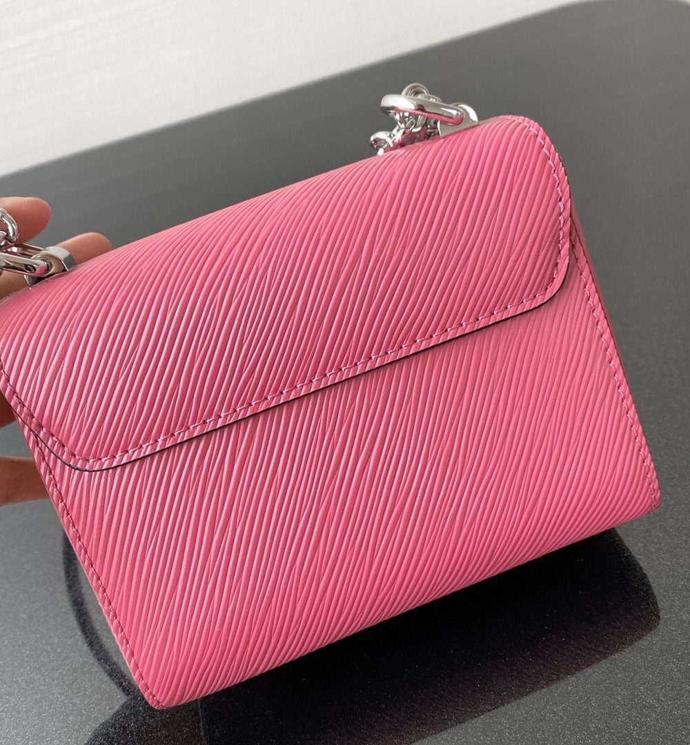 1:1 Replica Louis Vuitton LV Twist Mini Epi Pink Luxury Bag For Women M56120 - 6.1in/15.5cm