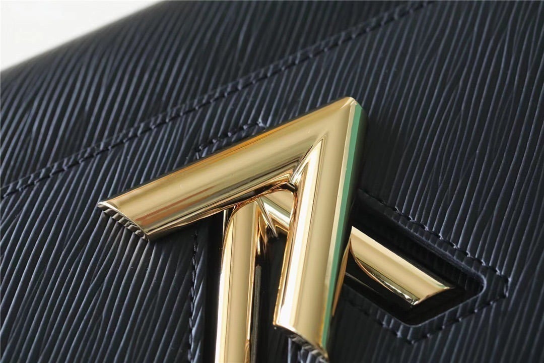 1:1 Replica Louis Vuitton LV Twist MM Epi Black Luxury Bag For Women M59887 - 9.1in/23cm - Image 5