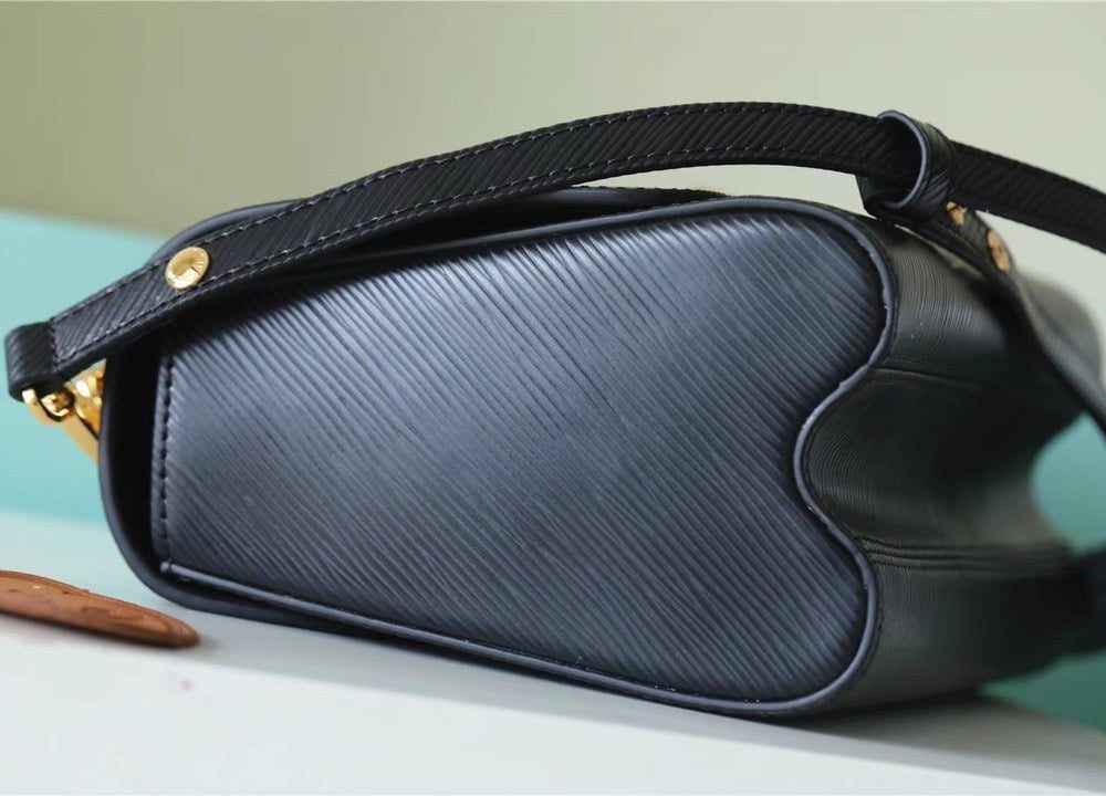 1:1 Replica Louis Vuitton LV Twist MM Epi Black Luxury Bag For Women M59887 - 9.1in/23cm