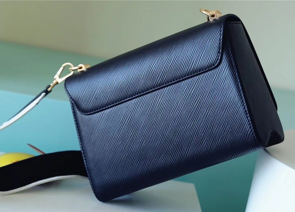 1:1 Replica Louis Vuitton LV Twist MM Epi Black Luxury Bag For Women M20680 - 7.5in/19cm