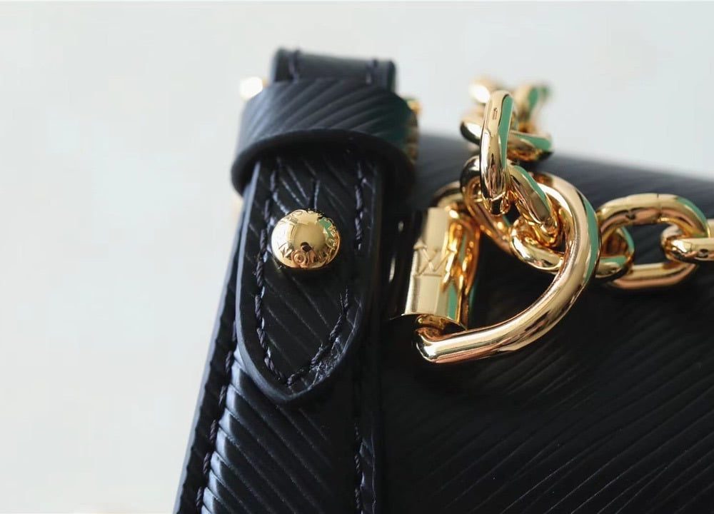 1:1 Replica Louis Vuitton LV Twist MM Epi Black Luxury Bag For Women - 9.1in/23cm