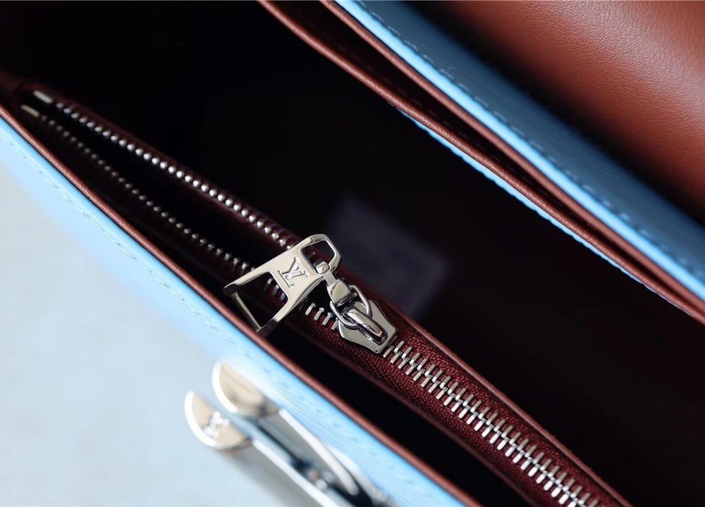 1:1 Replica Louis Vuitton LV Twist MM Epi Blue Luxury Bag For Women - 9.1in/23cm