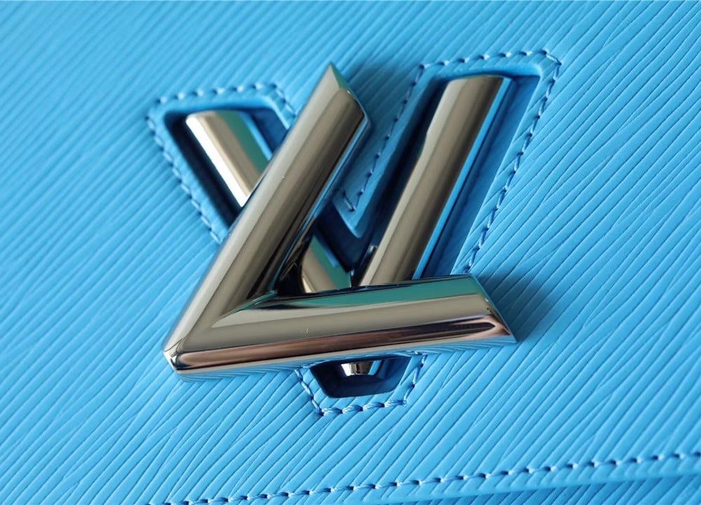 1:1 Replica Louis Vuitton LV Twist MM Epi Blue Luxury Bag For Women - 9.1in/23cm