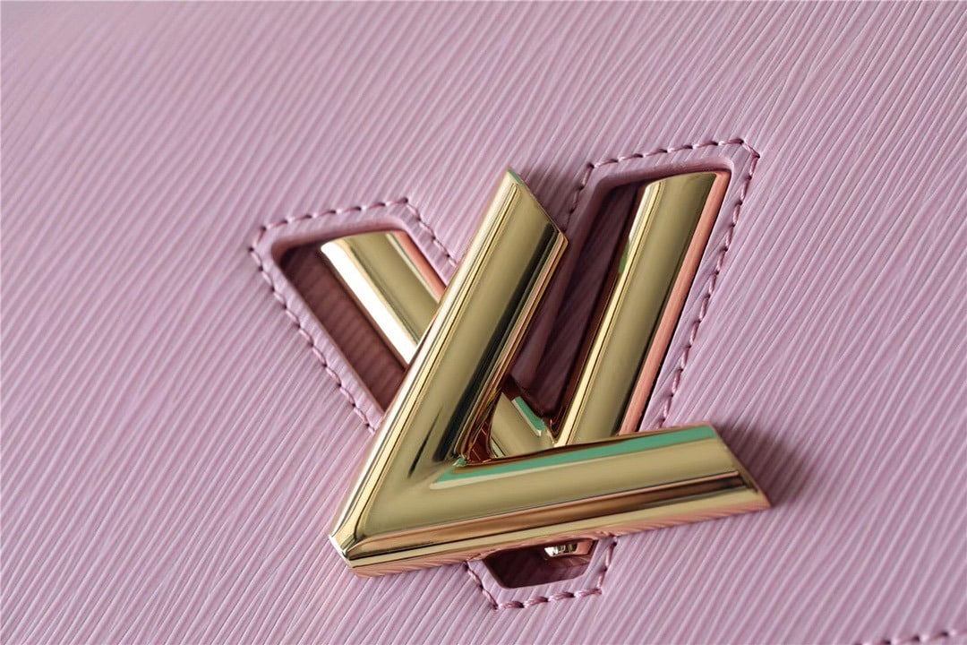 1:1 Replica Louis Vuitton LV Twist MM Epi Guimauve Purple Luxury Bag For Women - 9.1in/23cm - Image 3