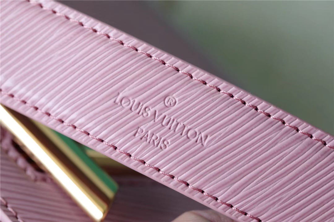 1:1 Replica Louis Vuitton LV Twist MM Epi Guimauve Purple Luxury Bag For Women - 9.1in/23cm - Image 2