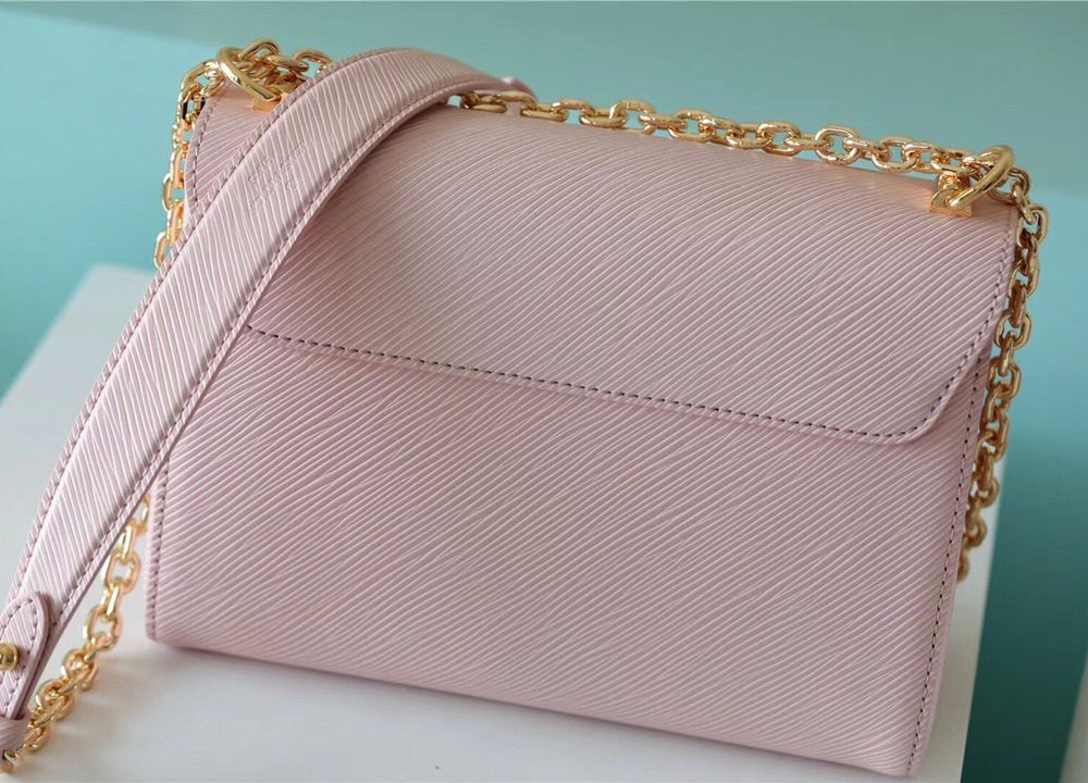 1:1 Replica Louis Vuitton LV Twist MM Epi Light Pink Luxury Bag For Women - 9.1in/23cm