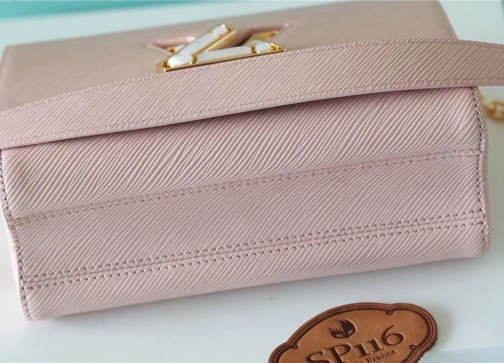 1:1 Replica Louis Vuitton LV Twist MM Epi Light Pink Luxury Bag For Women - 9.1in/23cm