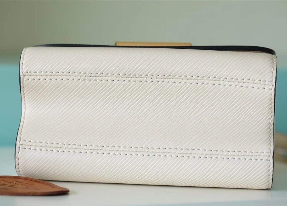 1:1 Replica Louis Vuitton LV Twist MM Epi White Luxury Bag For Women M21111 - 9.1in/23cm