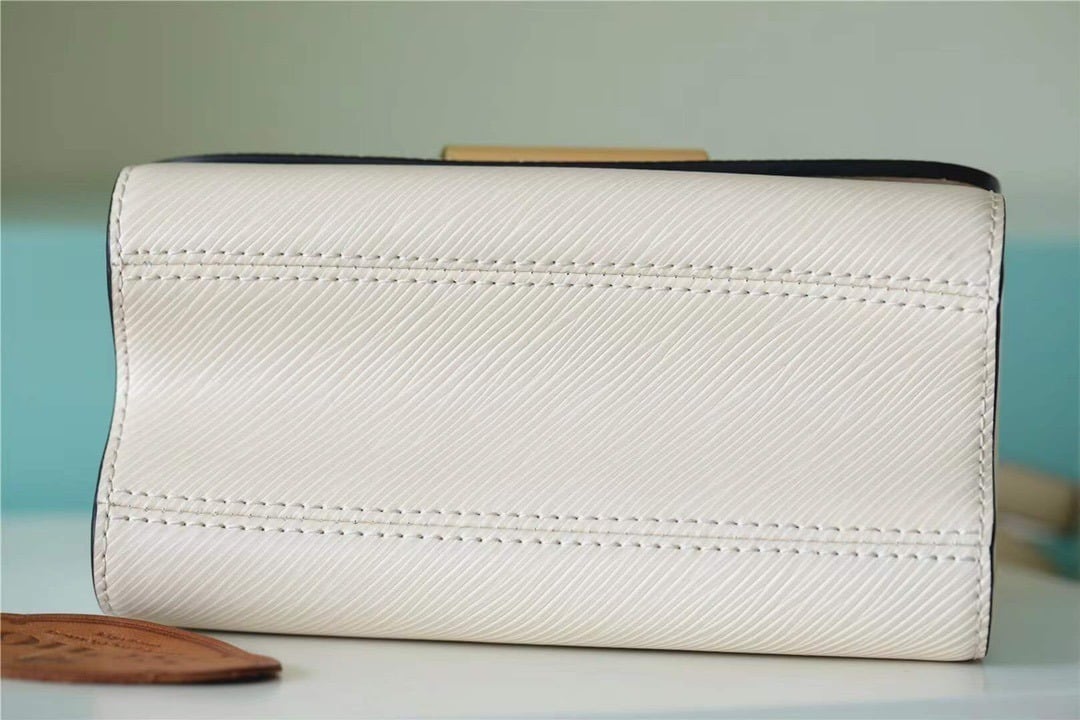 1:1 Replica Louis Vuitton LV Twist MM Epi White Luxury Bag For Women M21111 - 9.1in/23cm - Image 8