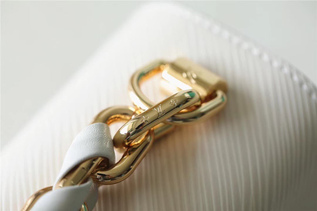1:1 Replica Louis Vuitton LV Twist MM Epi White Luxury Bag For Women M21111 - 9.1in/23cm - Image 5