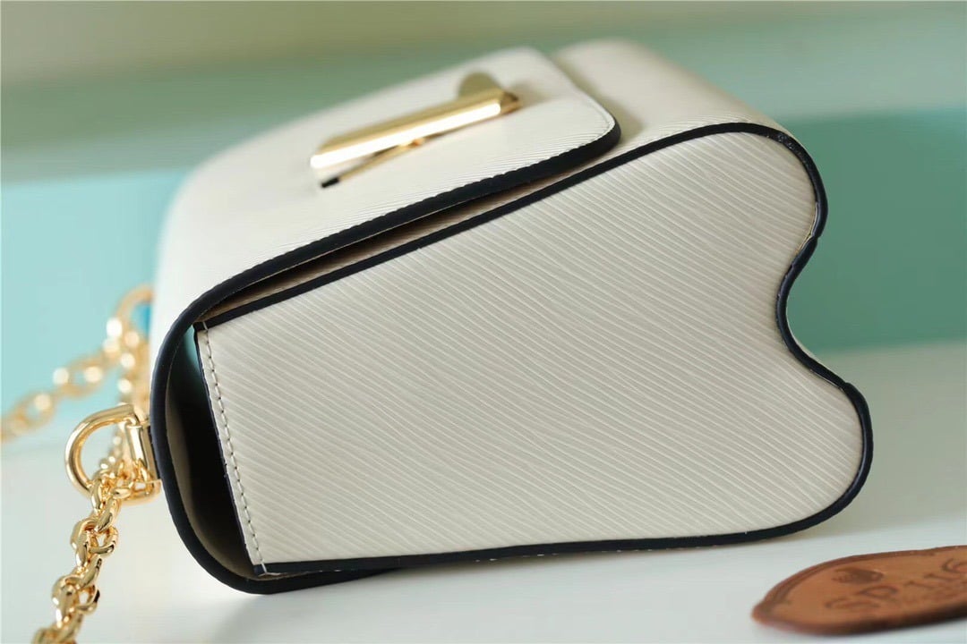 1:1 Replica Louis Vuitton LV Twist MM Epi White Luxury Bag For Women M55513 - 9.1in/23cm - Image 6