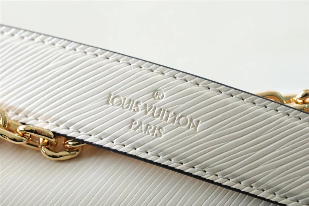 1:1 Replica Louis Vuitton LV Twist MM Epi White Luxury Bag For Women M55513 - 9.1in/23cm - Image 4