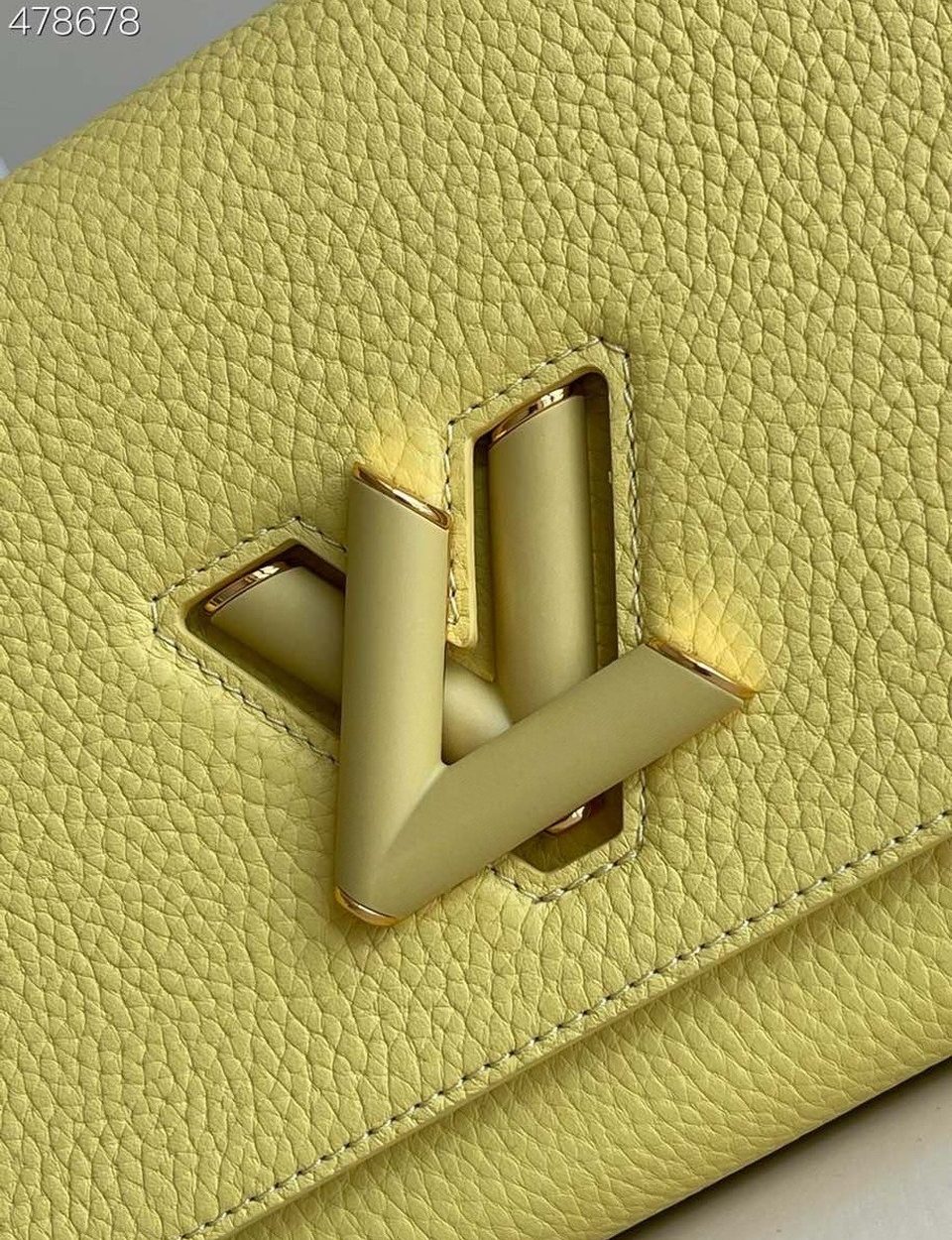 1:1 Replica Louis Vuitton LV Twist MM Ginger Yellow Luxury Bag For Women -  9.1in/23cm