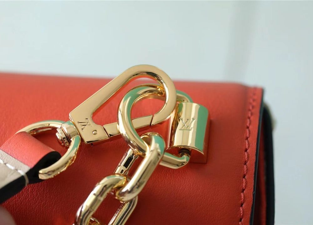 1:1 Replica Louis Vuitton LV Twist MM Raffia Caramel Luxury Bag For Women M57648 - 9.1in/23cm