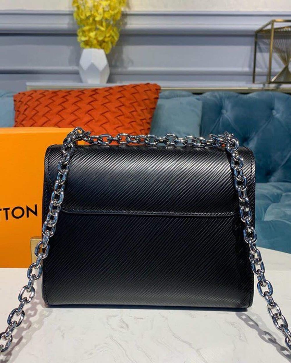 1:1 Replica Louis Vuitton LV Twist PM Epi Black Luxury Bag For Women M80836 - 7.5in/19cm