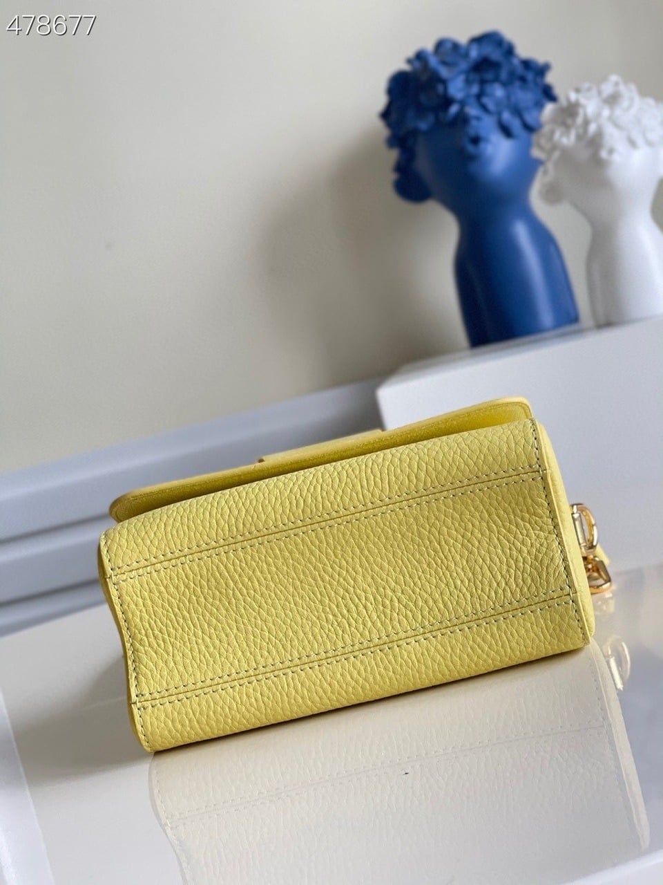 1:1 Replica Louis Vuitton LV Twist PM Ginger Yellow Luxury Bag For Women M58571 - 7.5in/19cm - Image 5
